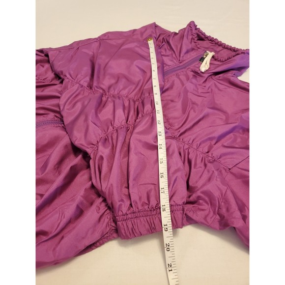 Rare Vintage Sergio Tacchini 70's Purple Track Batwing Womens Jacket Sz 8 Medium - Picture 9 of 13